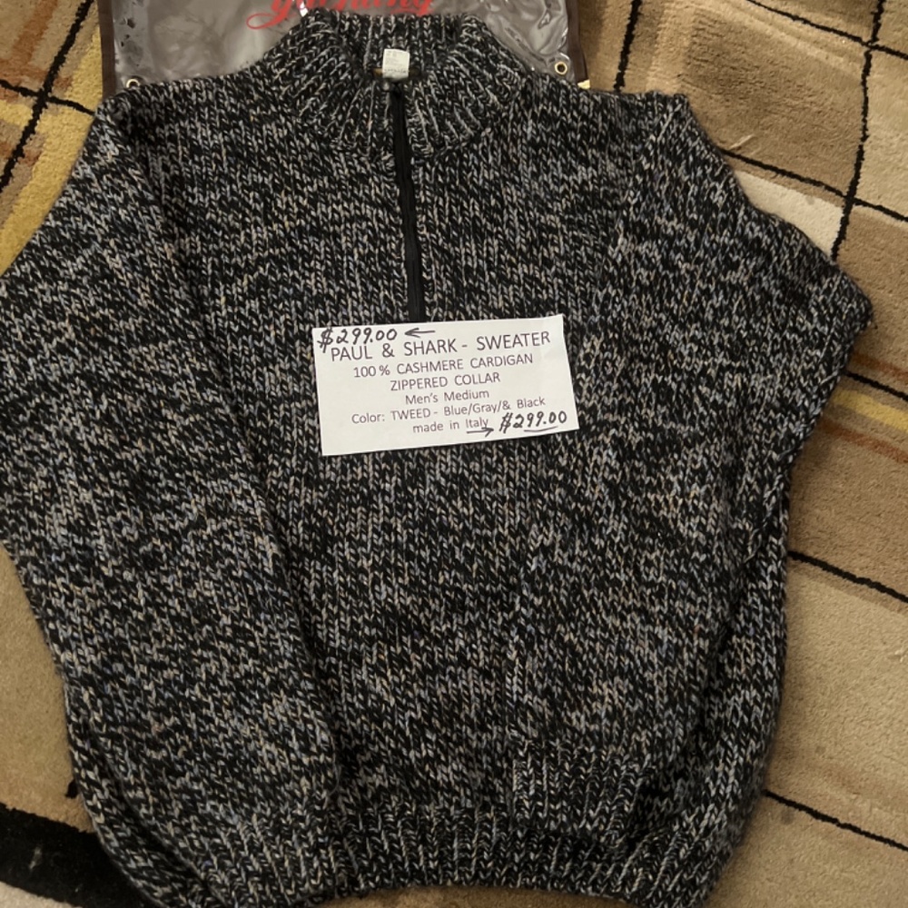 PAUL. &. SHARK. Cashmere. Cardigan. Sweater